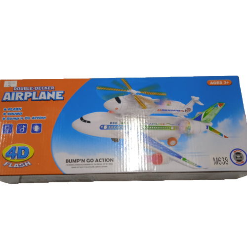 Aircraft Toy Airplane Double-Decker