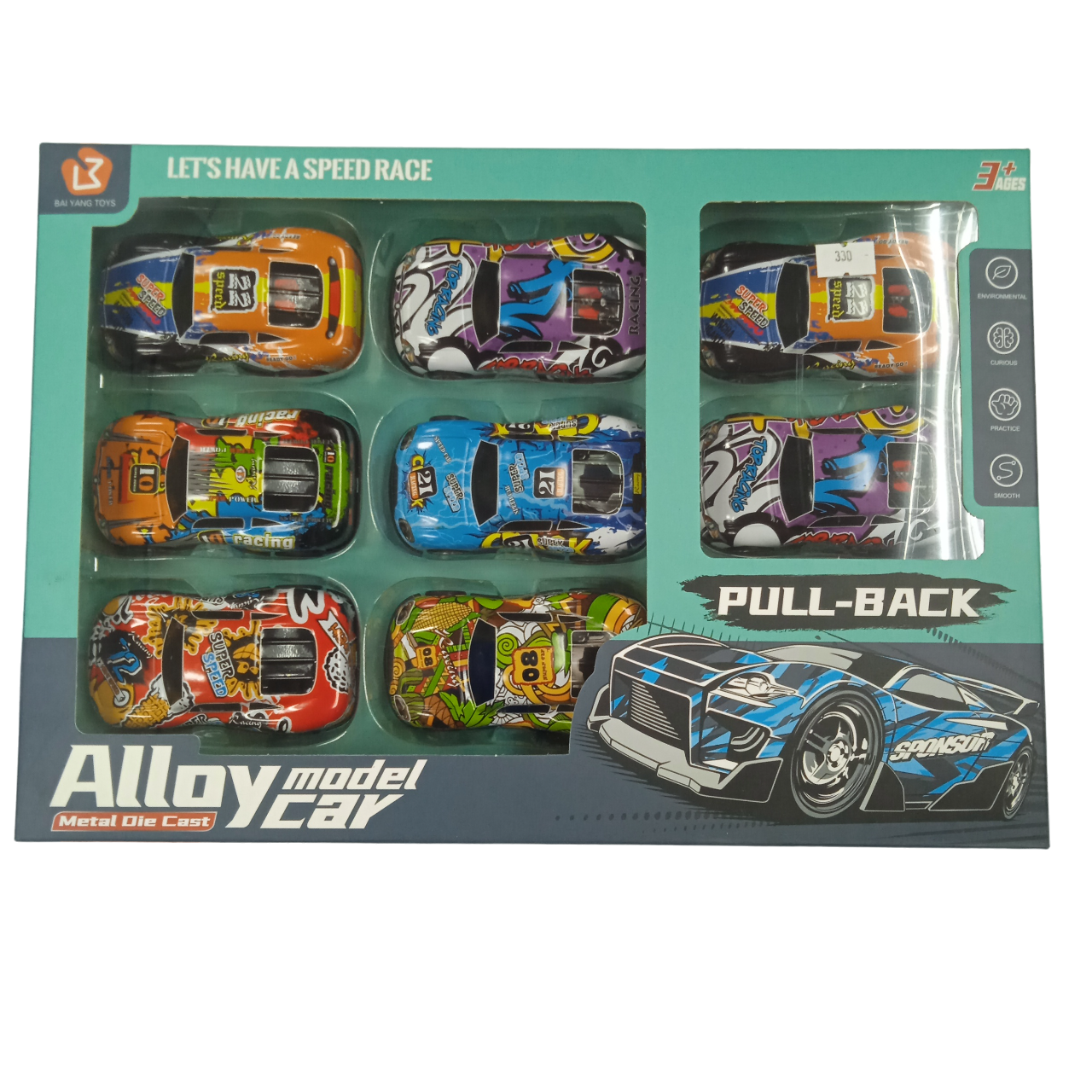 Toy Car Alloy Model Car (8in1)