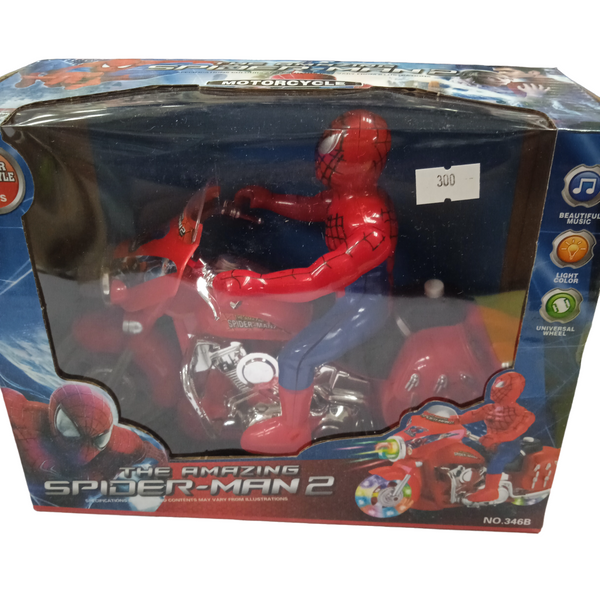 Toy Car Motorcycle Spiderman 2