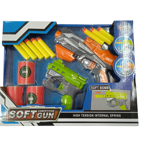 Toy Gun NERF Soft Gun 2in1