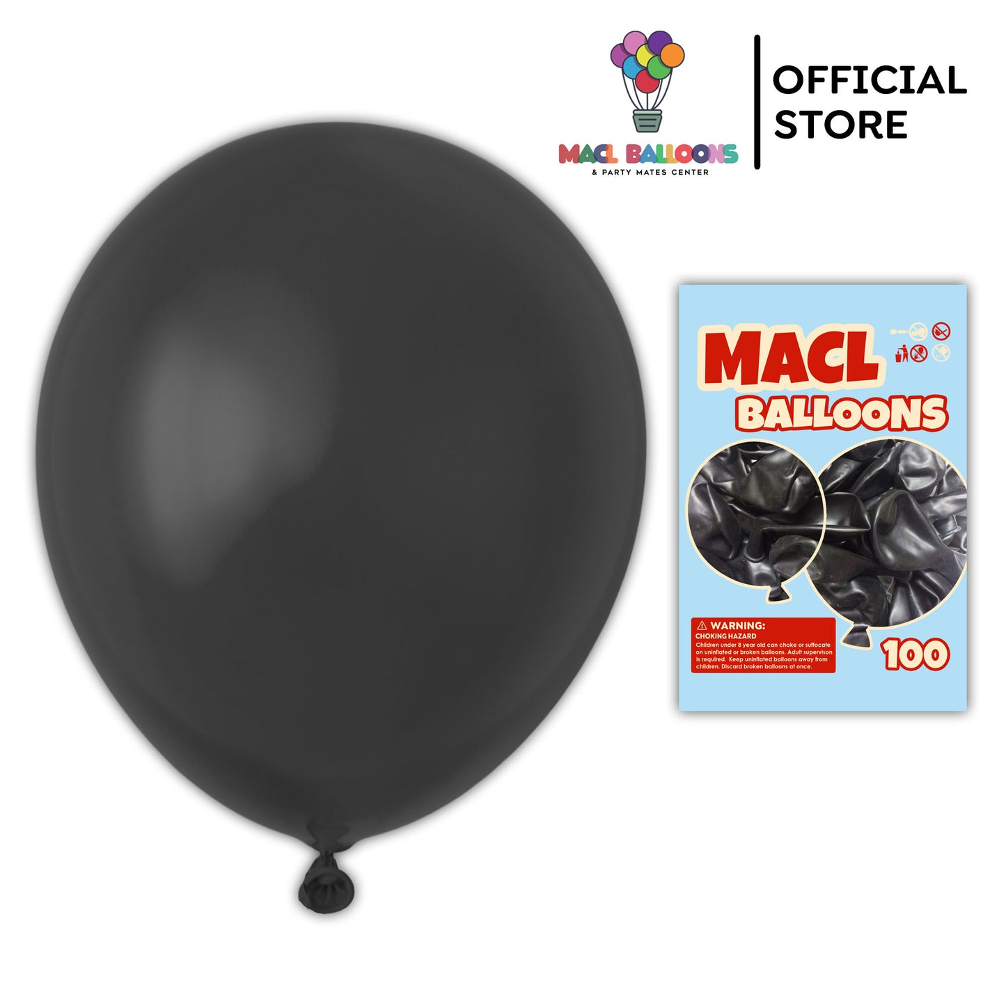 MACL Balloons Size 10 Outdoor (100pcs)