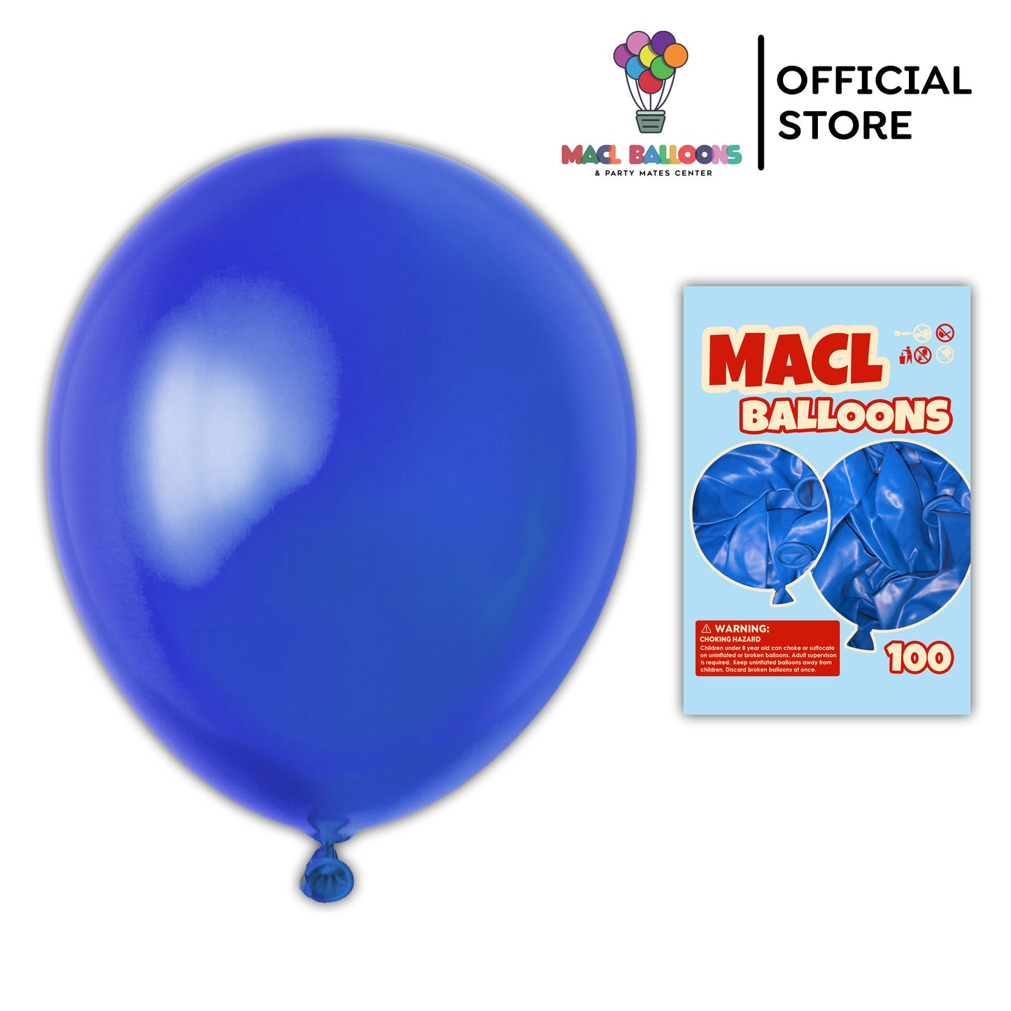 MACL Balloons Size 10 Outdoor (100pcs)