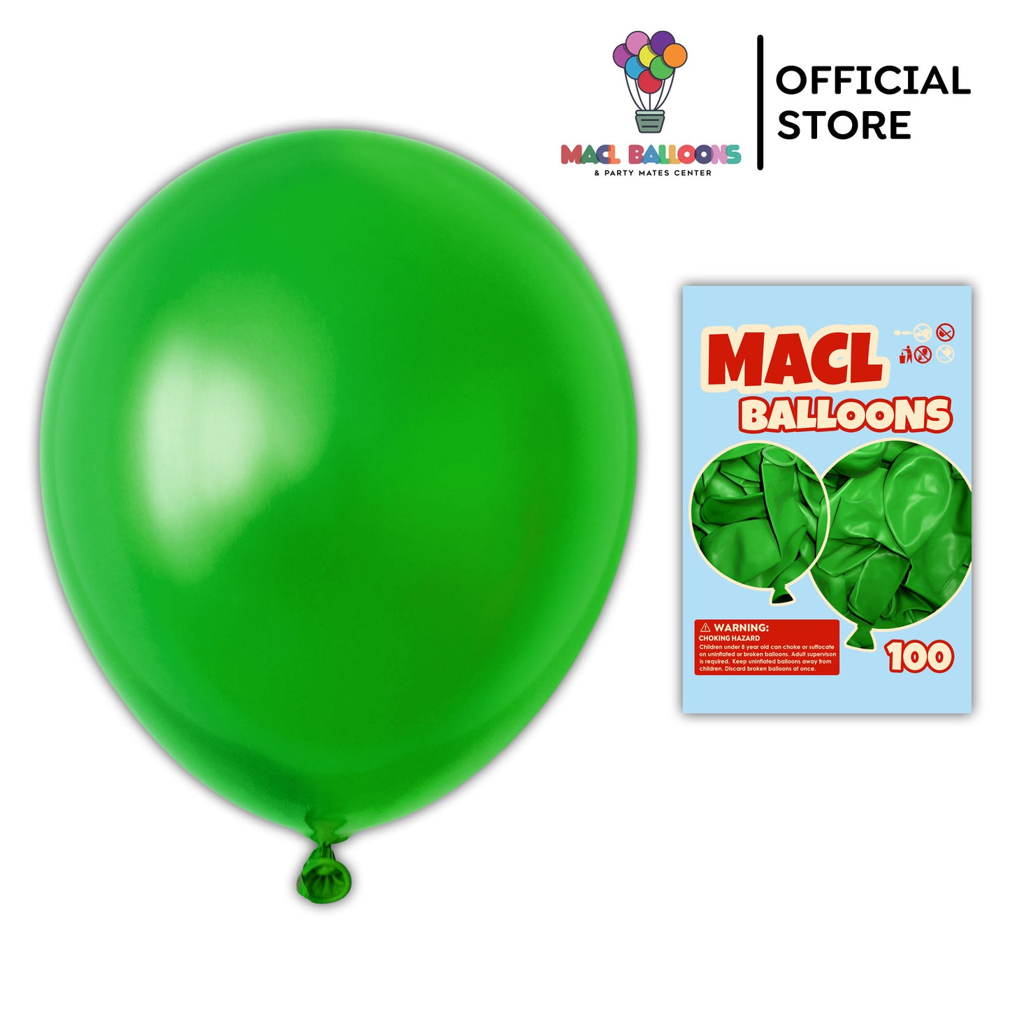 MACL Balloons Size 10 Outdoor (100pcs)