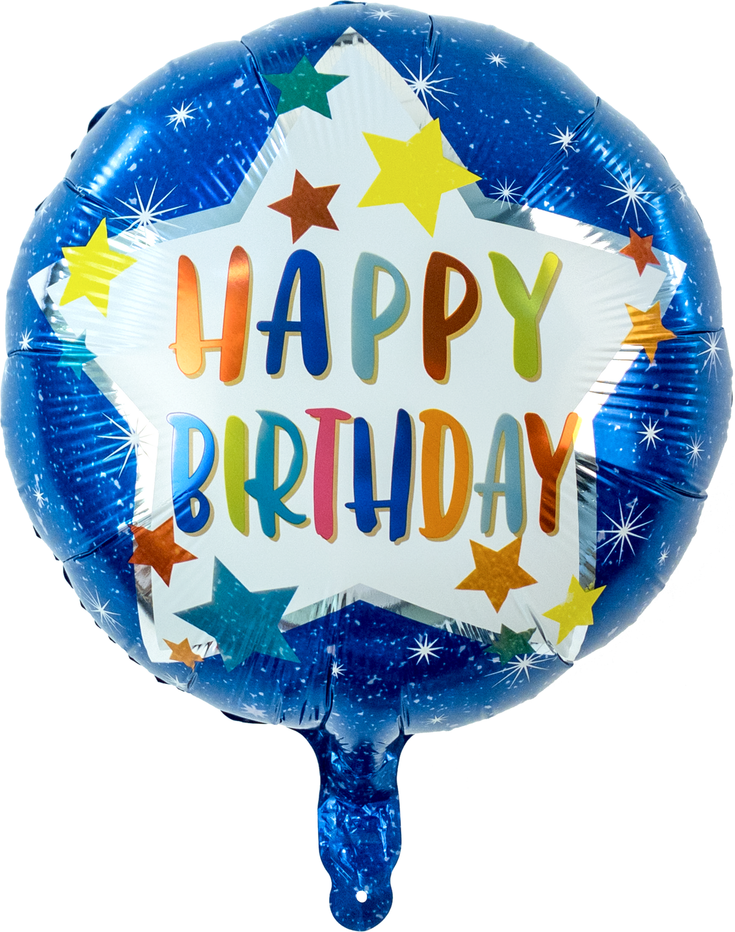 Foil Balloons Round & Stars Happy Birthday
