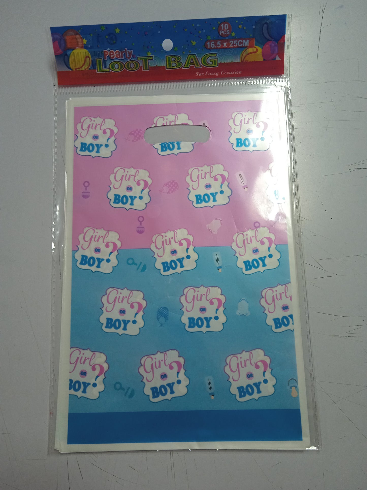 Loot bag Gender reveal