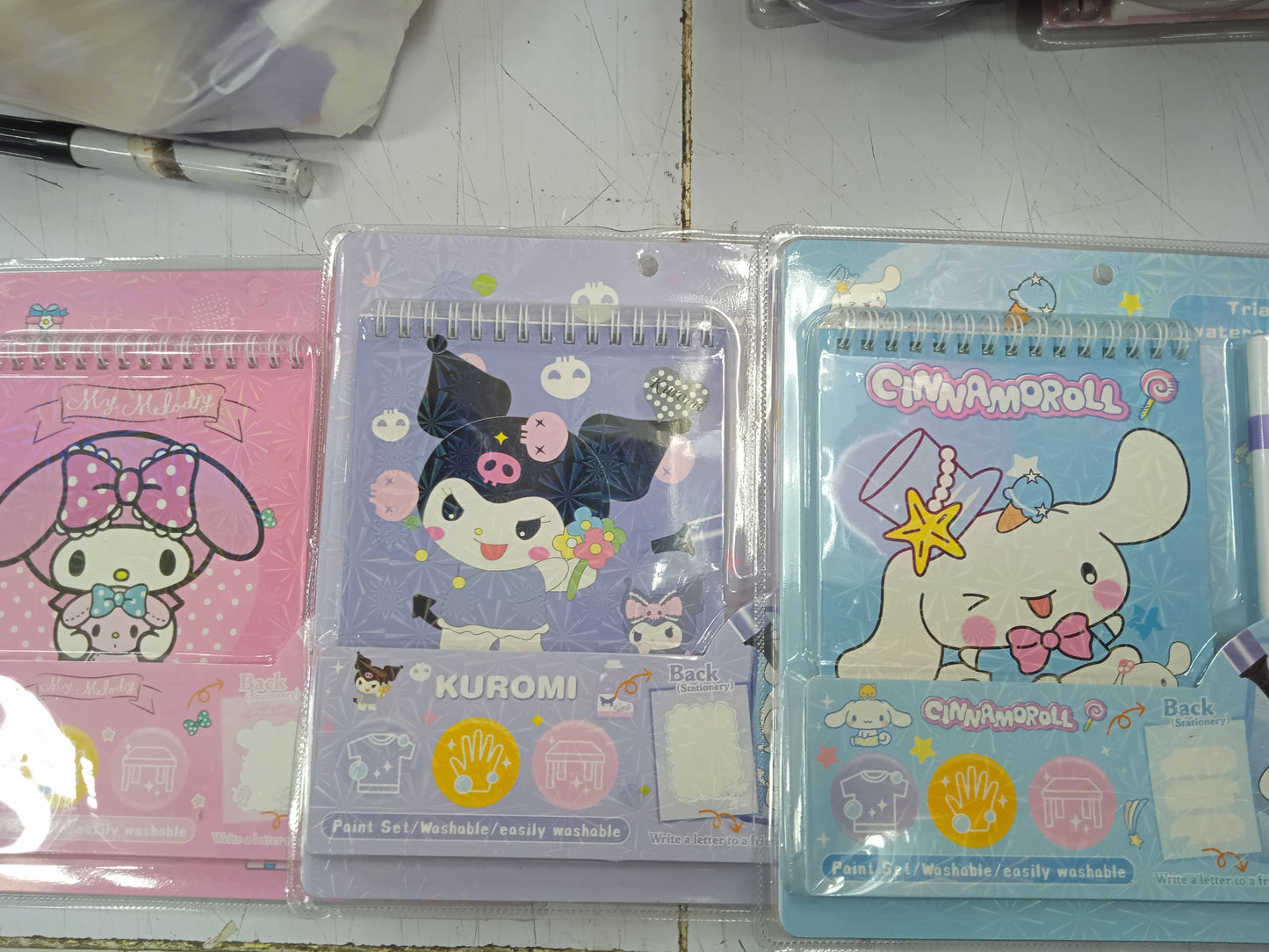 Sanrio paint set washable