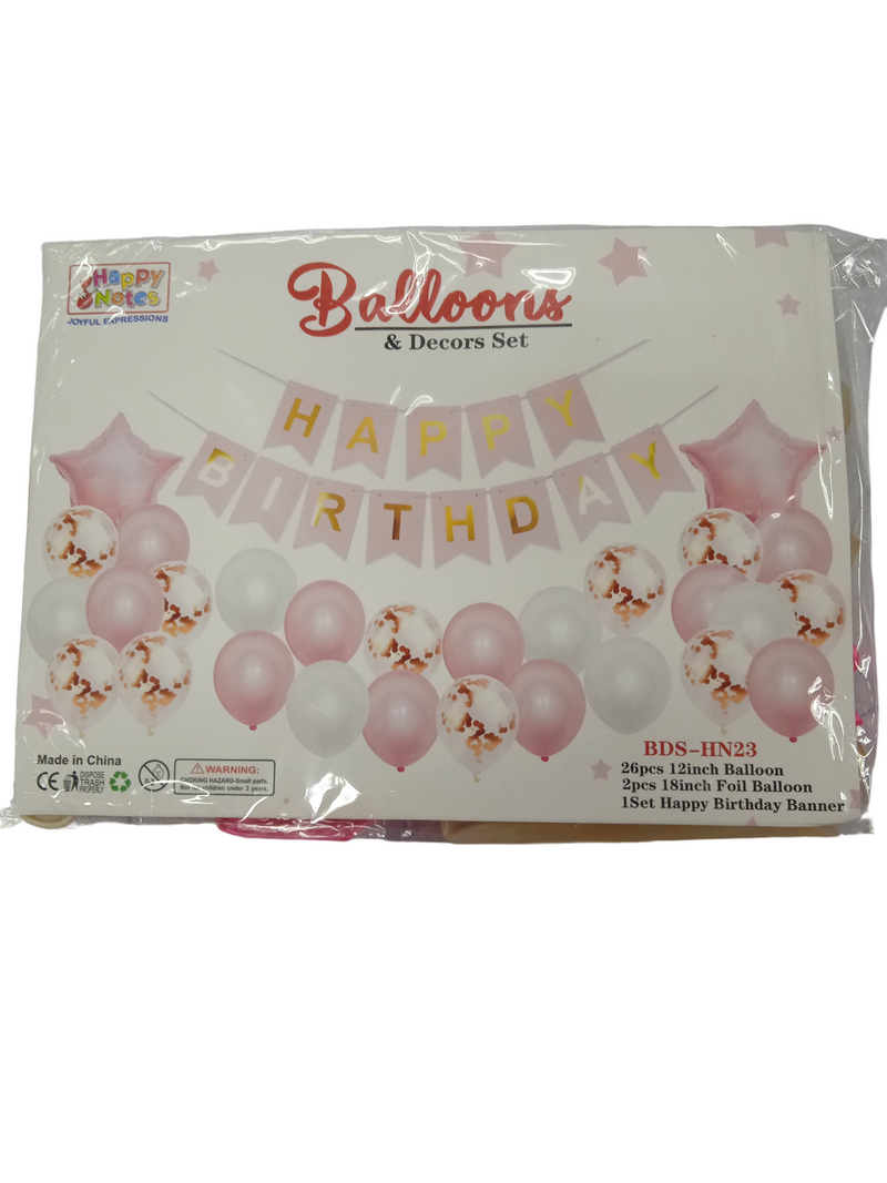 Balloon Set with Banner