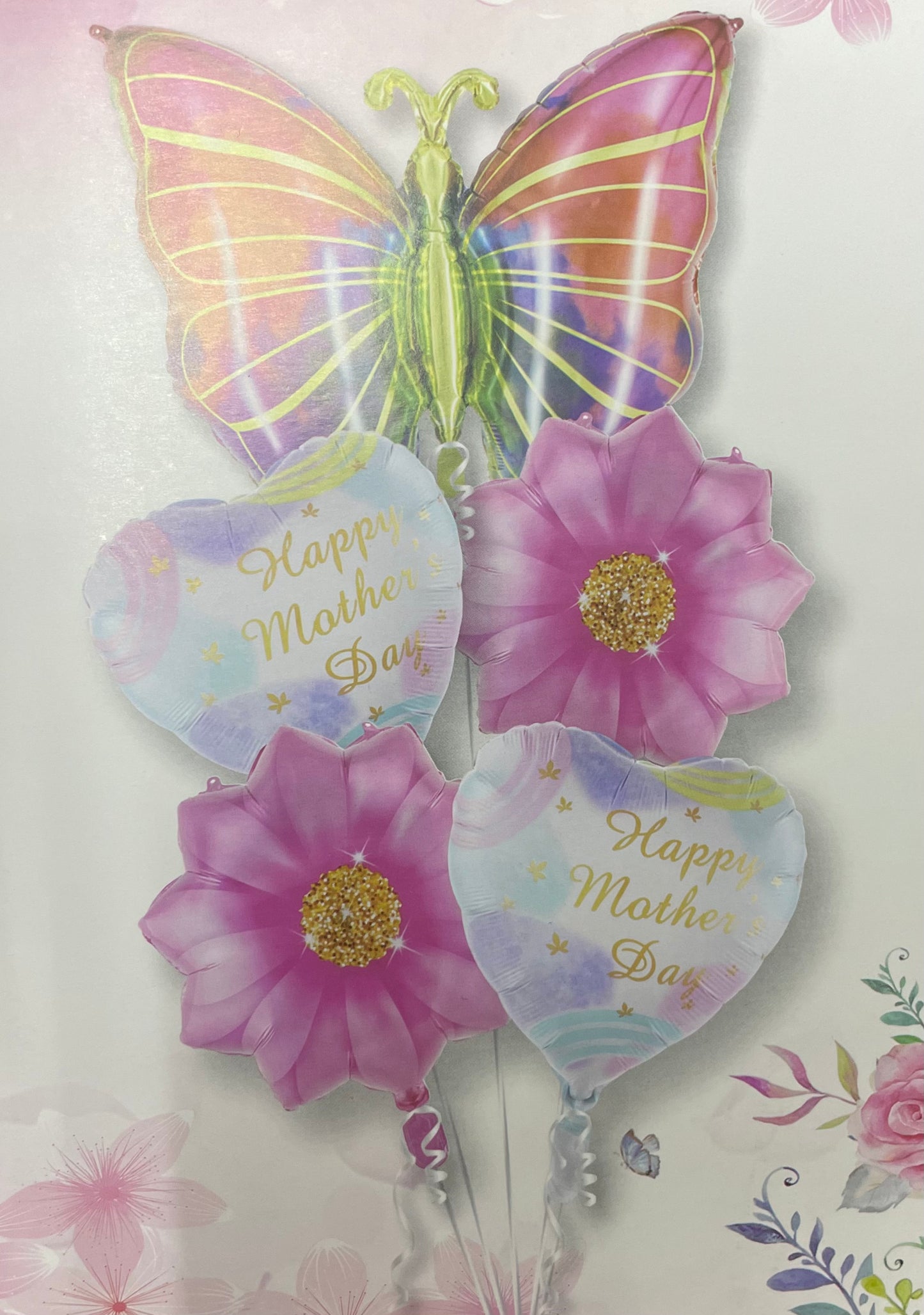 Foil Balloon Set (5in1) Happy Mother's Day