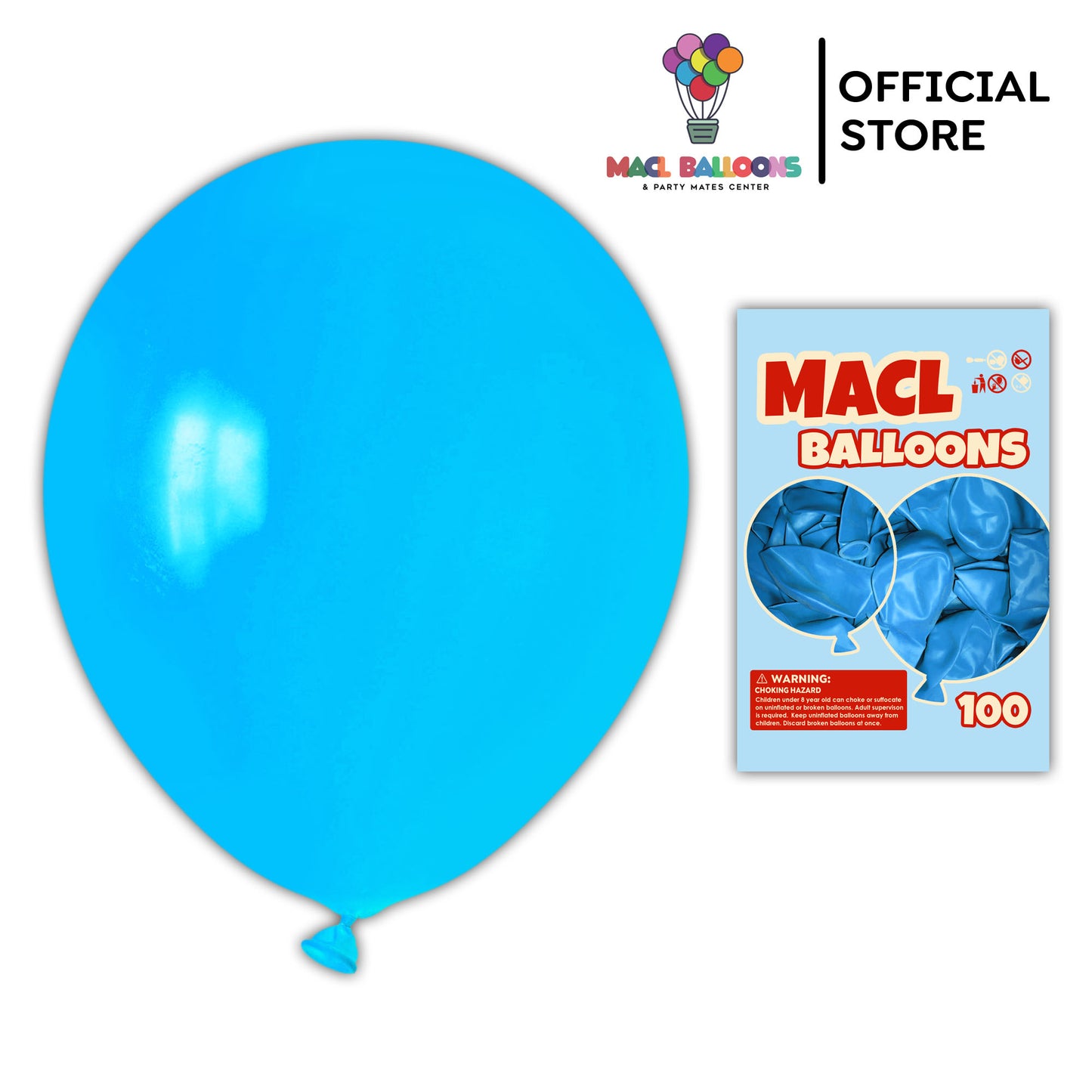 MACL Balloons Size 10 Outdoor (100pcs)