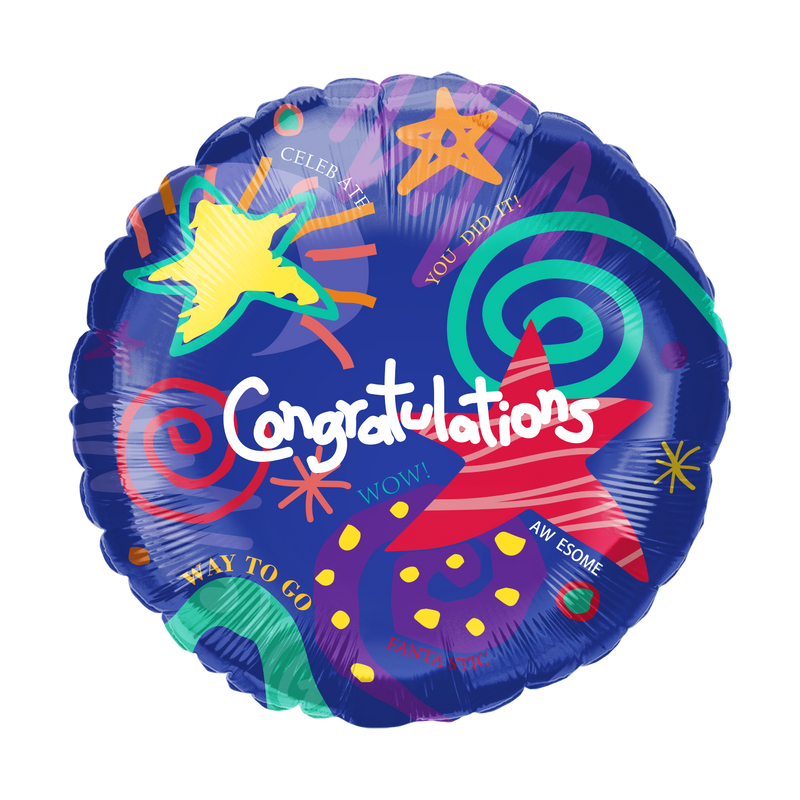 Foil Balloons Round and Square (Welcome Home & Congratulations)