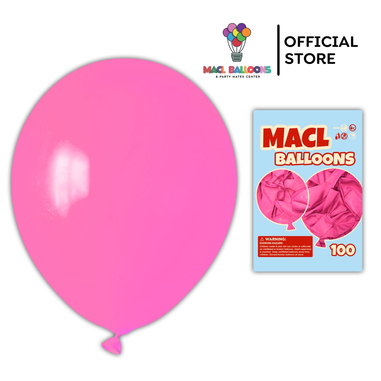 MACL Balloons Size 10 Outdoor (100pcs)