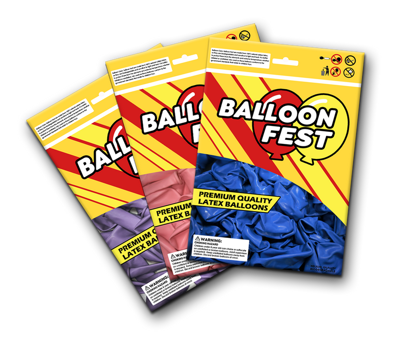 Balloon Fest - Chrome Balloons Size 12 Round (50pcs)
