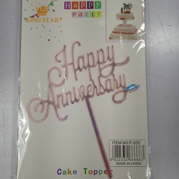 Cake Topper Anniversary