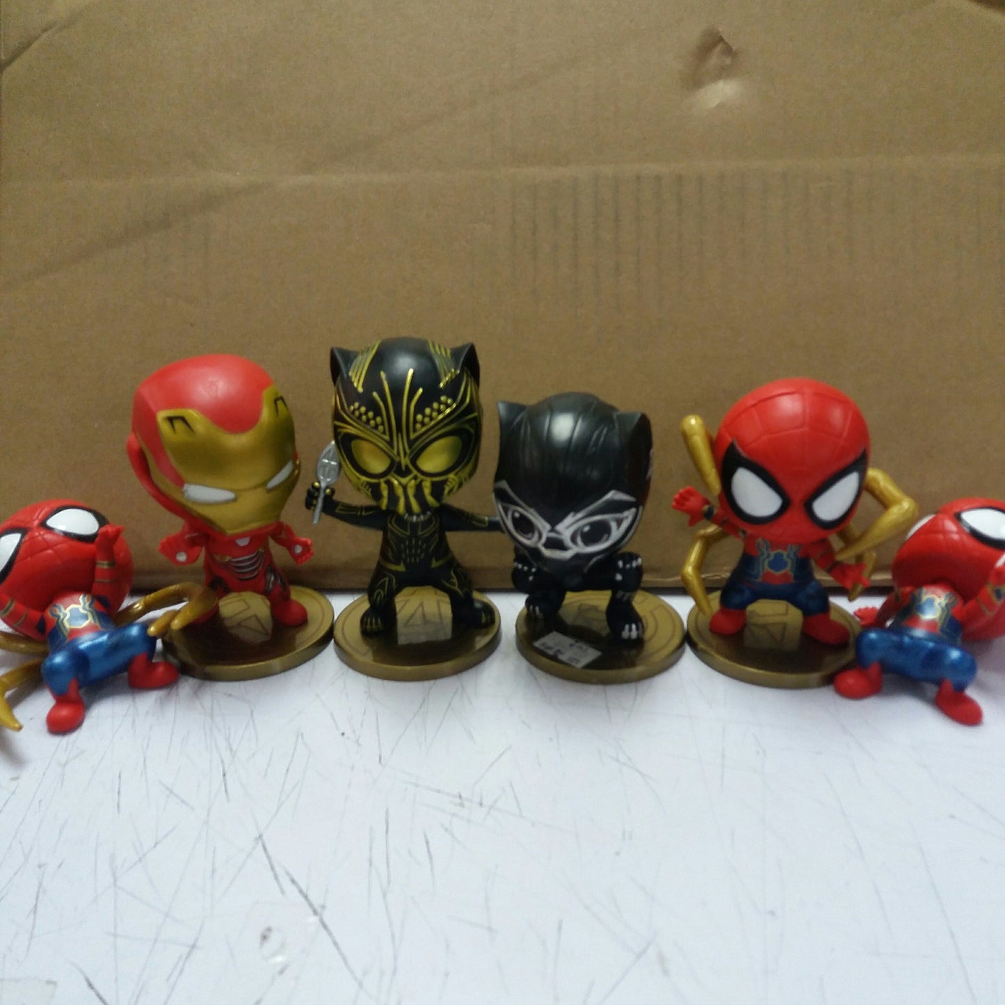 Figure Chibi Spider Man Set (6in1)