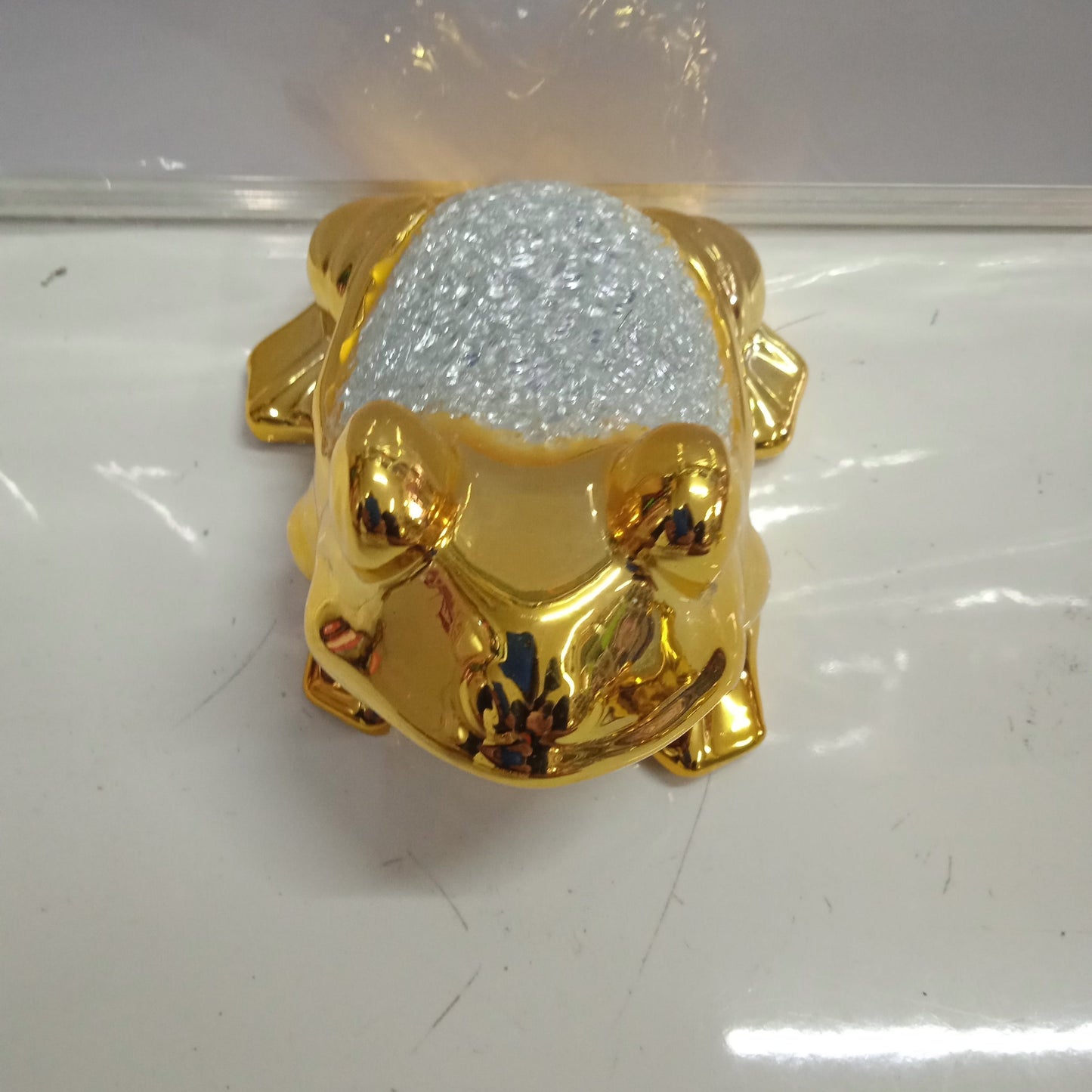 Figure Golden Frog Small Statue