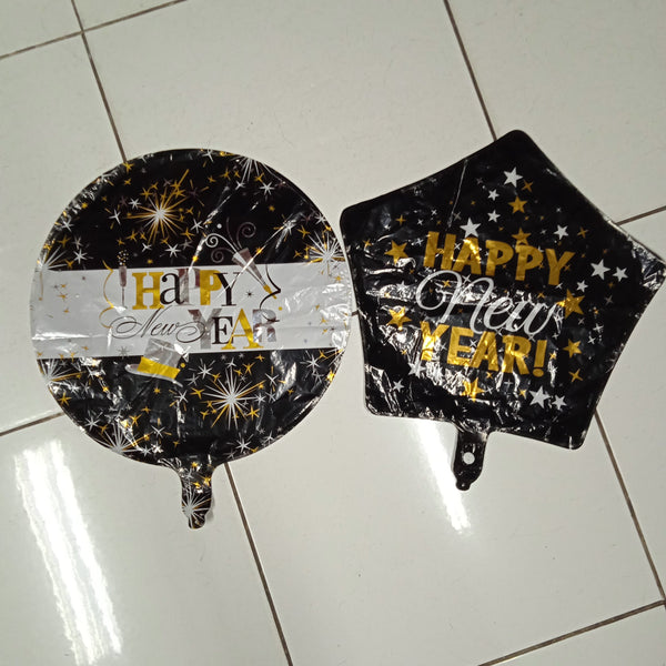 Foil Balloon Round Happy New Year