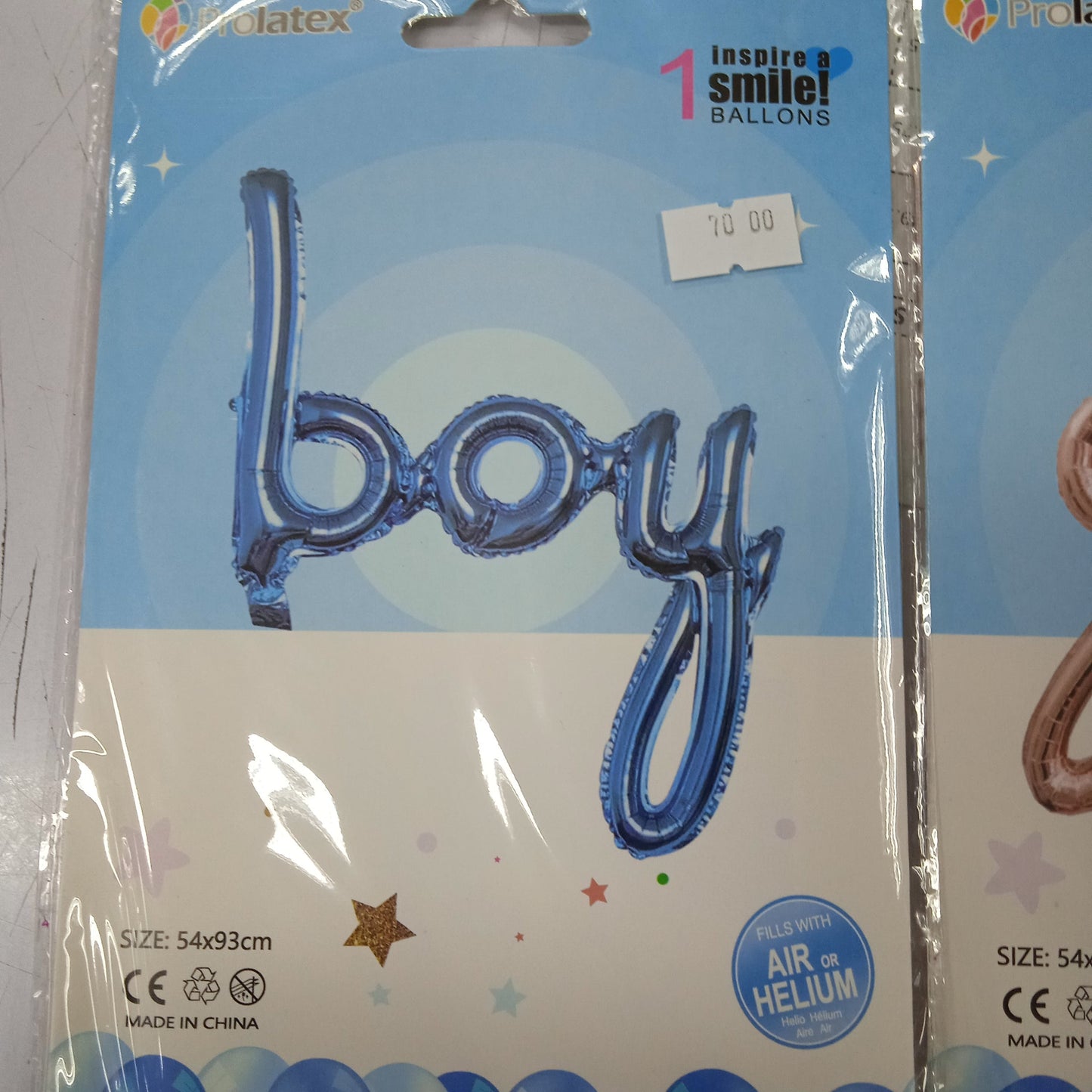 Foil Balloon Boy and Girl
