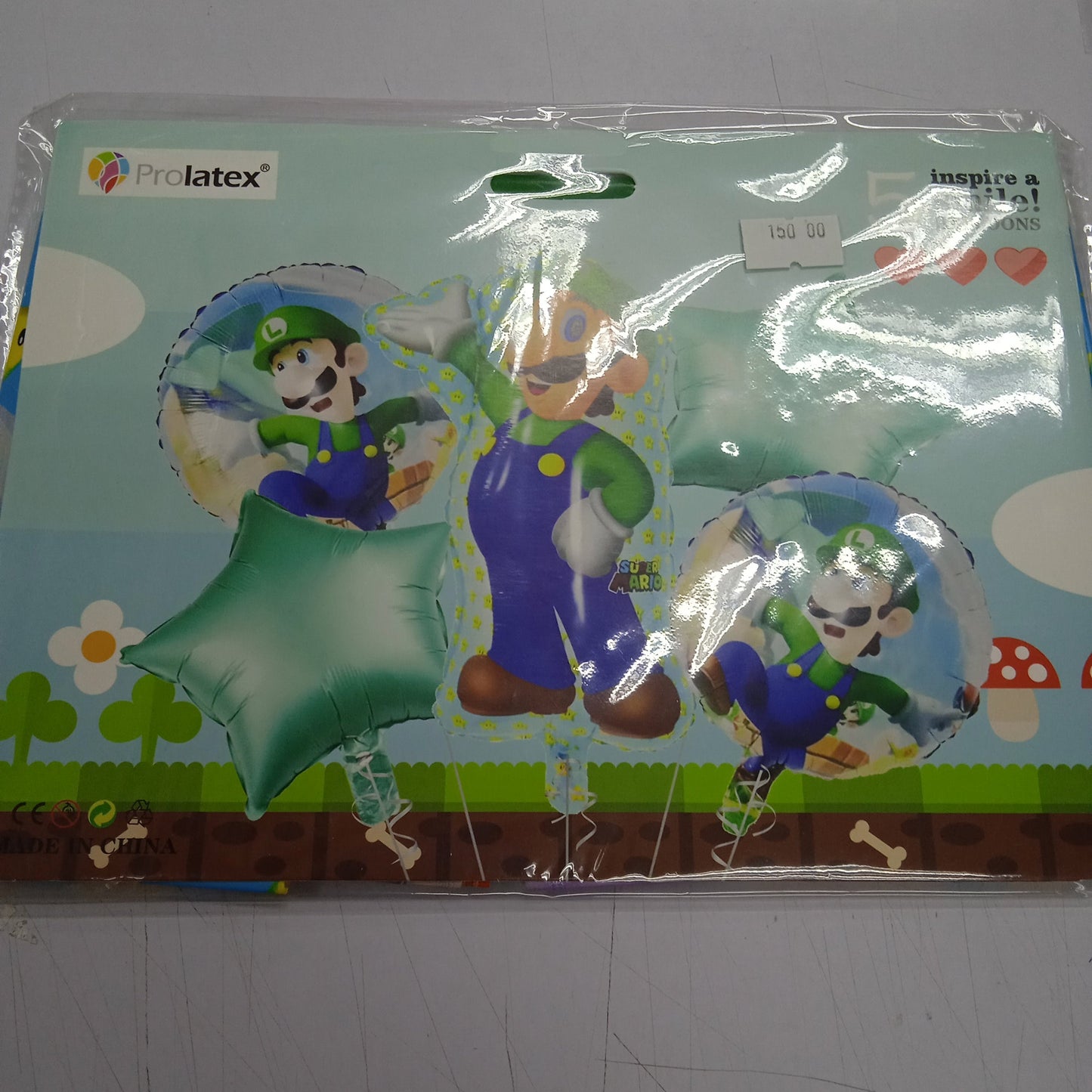 Foil Balloon Set (5in1) Super Mario