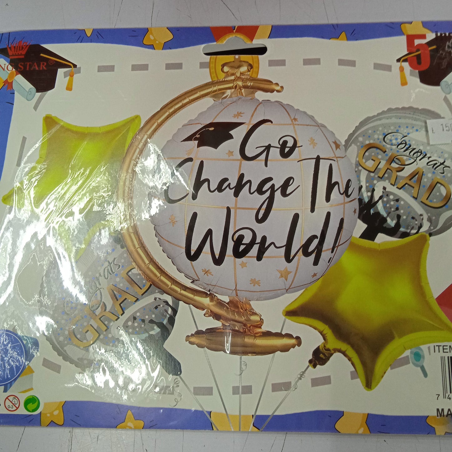 Foil Balloon Set (5in1) Graduation