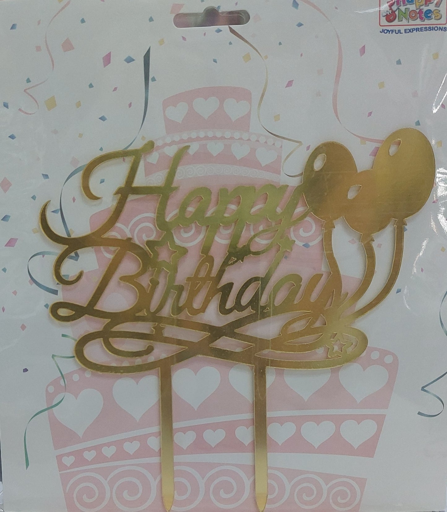 Cake Topper Happy Birthday