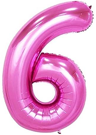 Foil Number Balloon (1FT) Pink