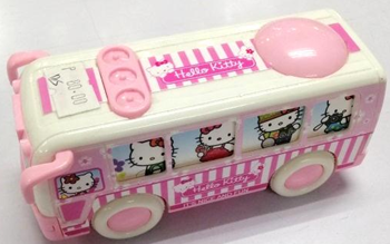 Toy Car Hello Kitty Bus Pink