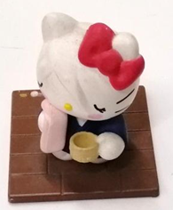 Figure Hello Kitty on Bricks Plastic