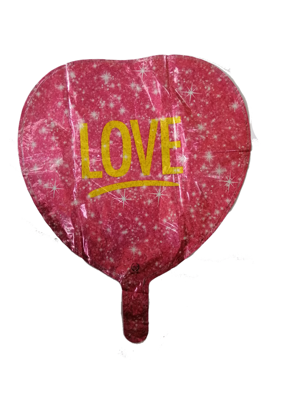 Foil Balloon I Love You Heart Design