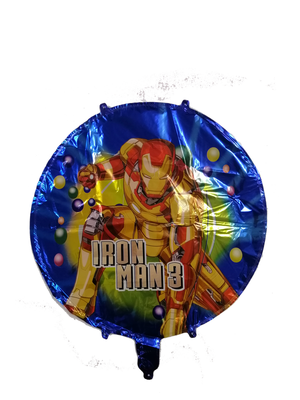 Foil Balloon Round Iron Man