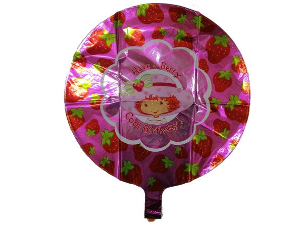 Foil Balloon Round Strawberry Shortcake