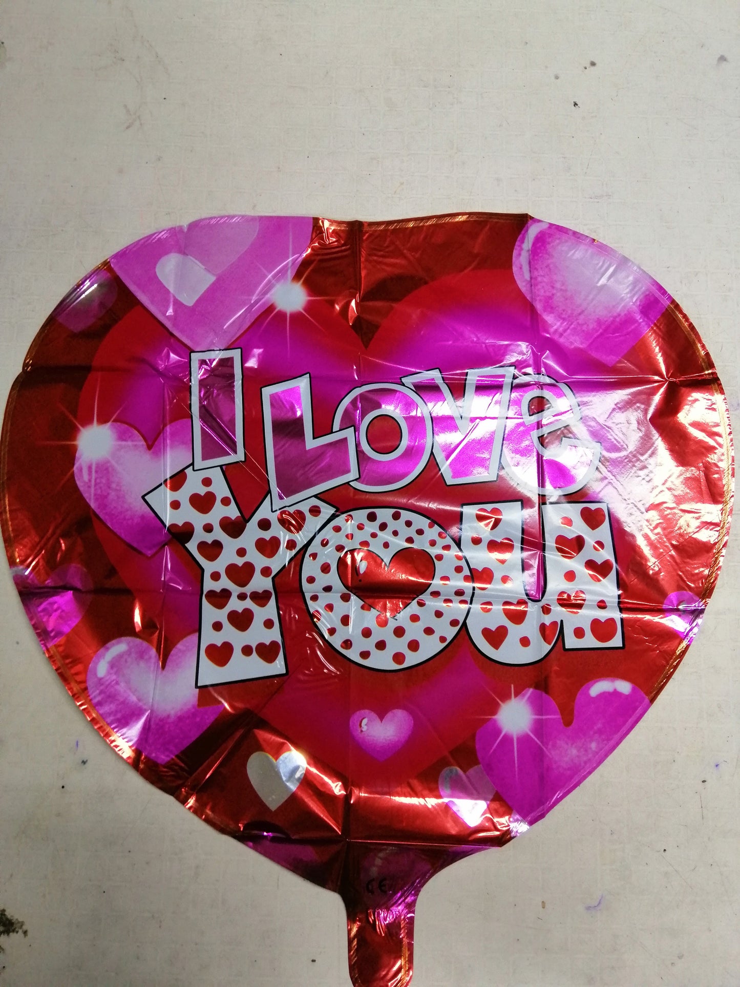 Foil Balloon I Love You Heart Design
