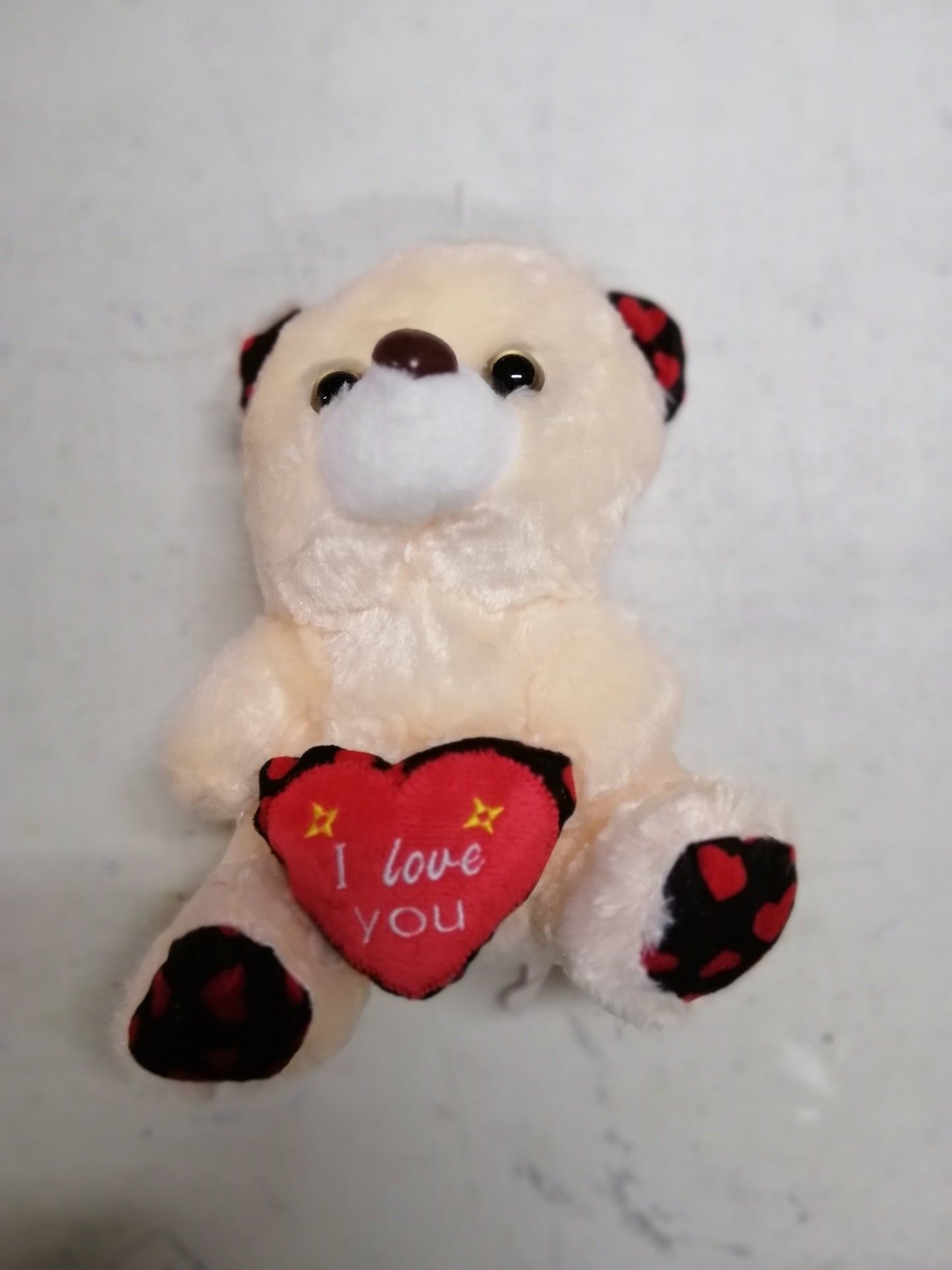 Stuffed Toy Bear Small with Heart