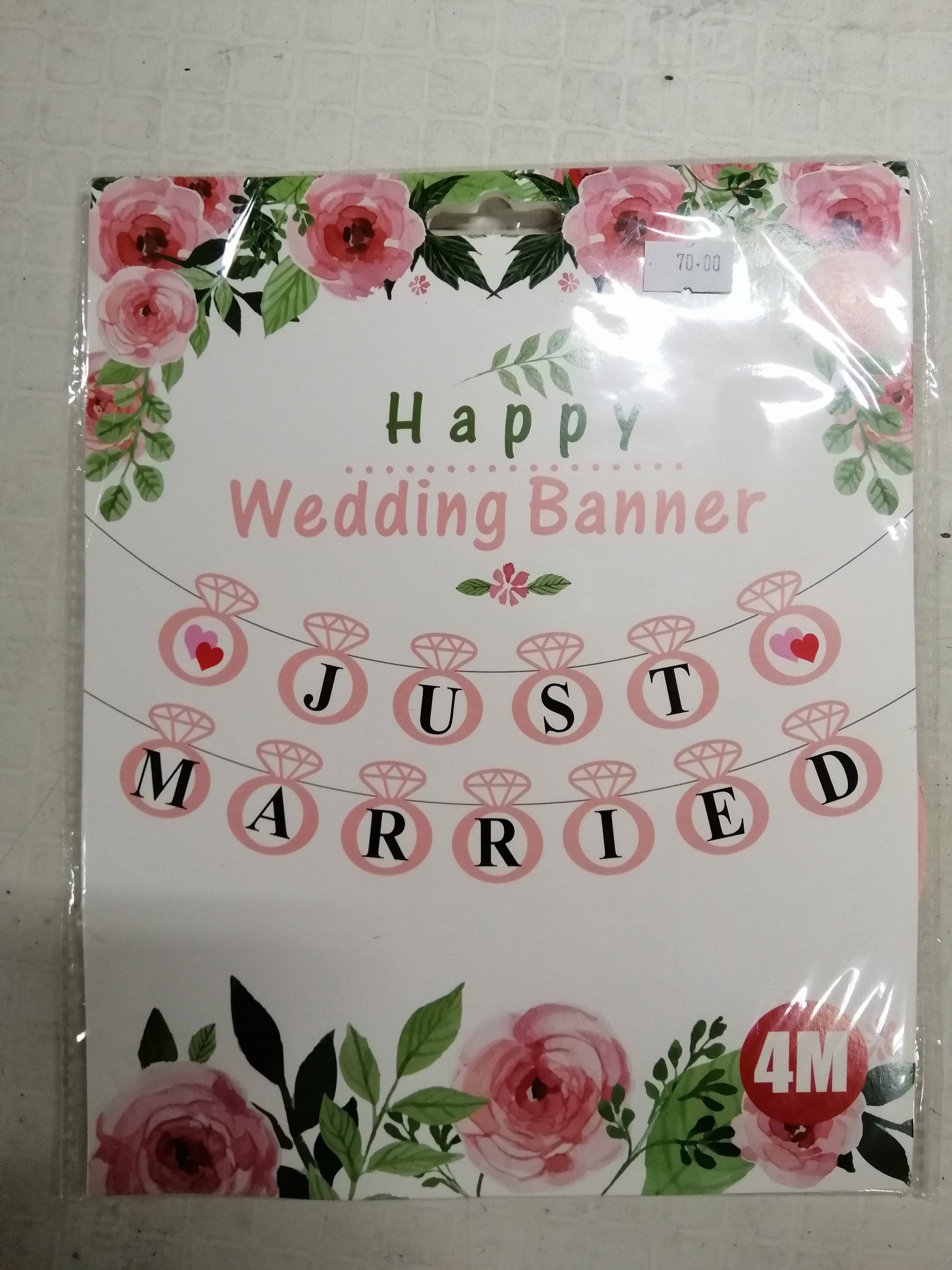 Banner Happy Wedding