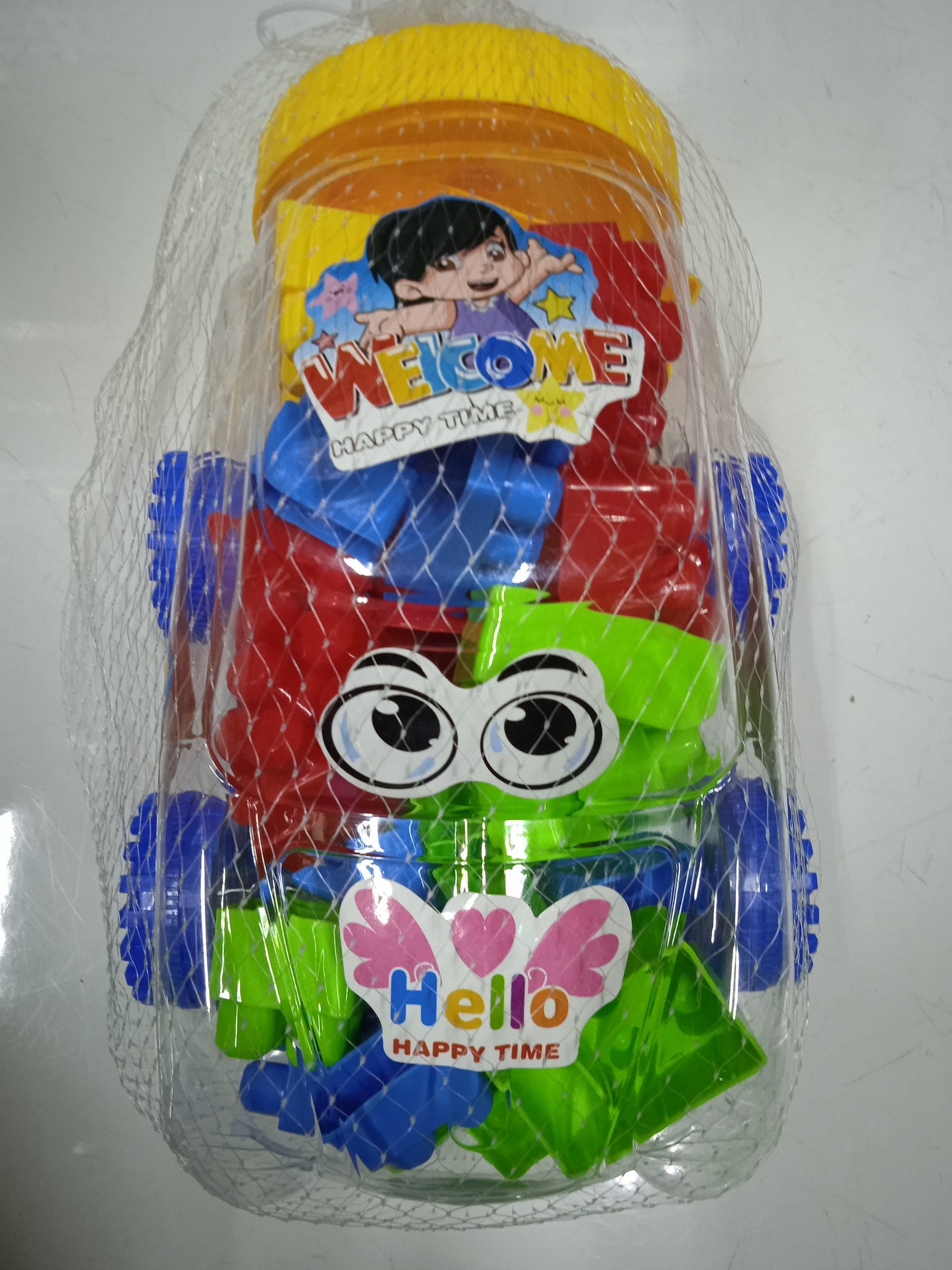 Blocks Welcome Happy Time Car With Assorted