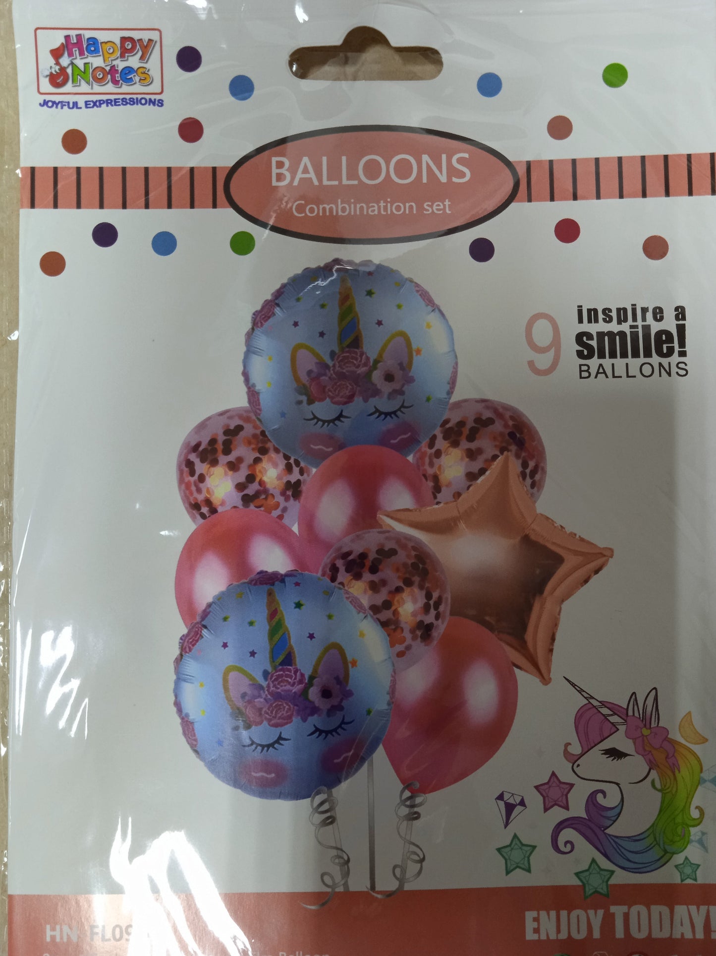 Foil Balloons Set 9 in1
