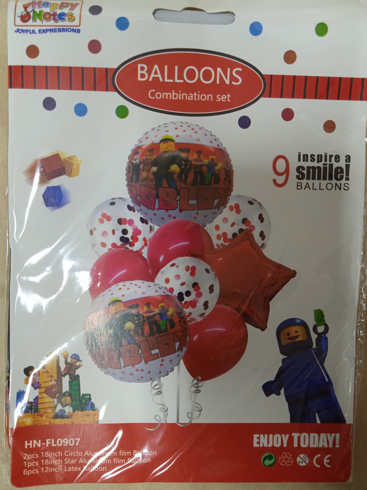 Foil Balloons Set 9 in1