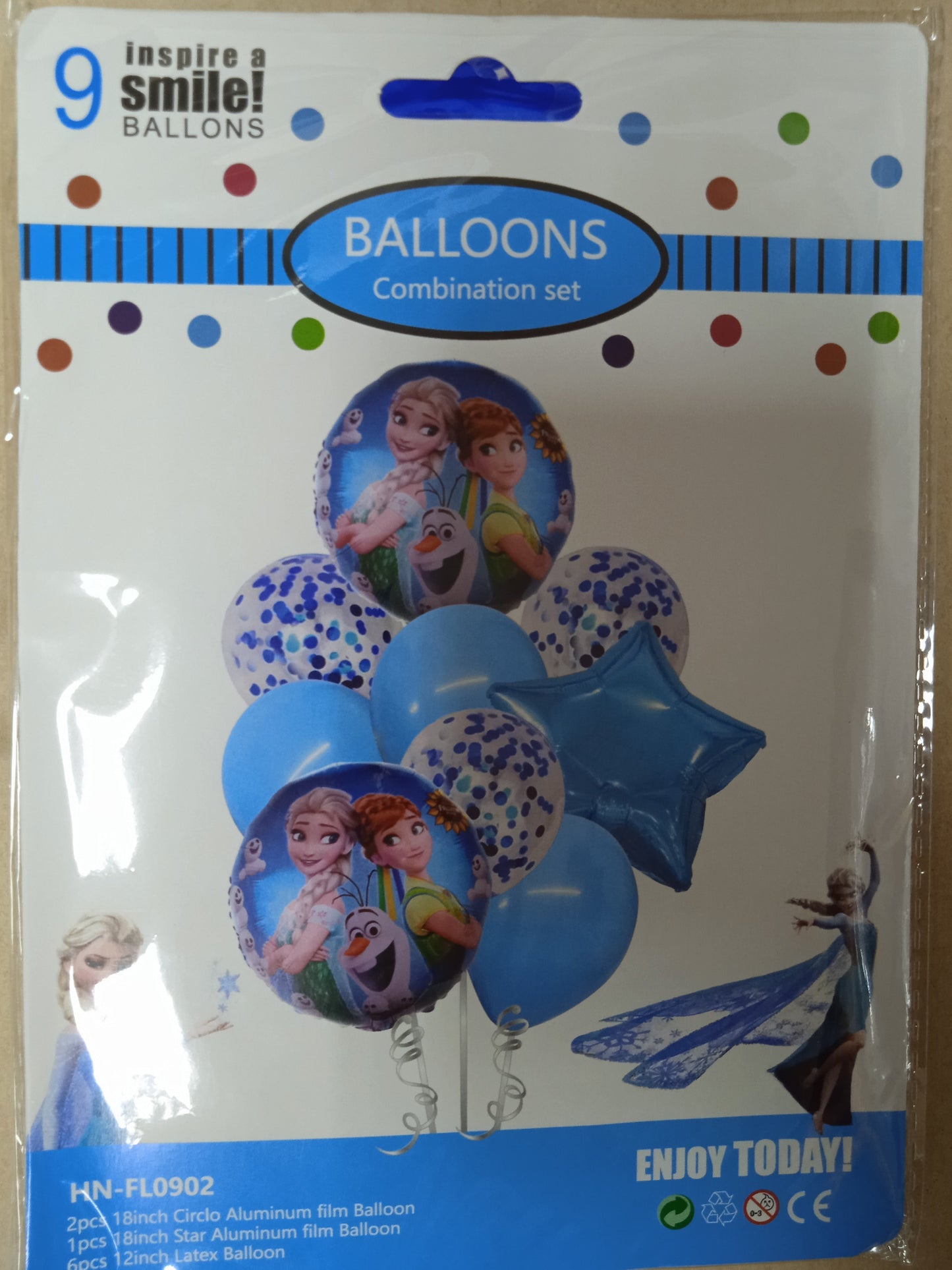 Foil Balloons Set 9 in1