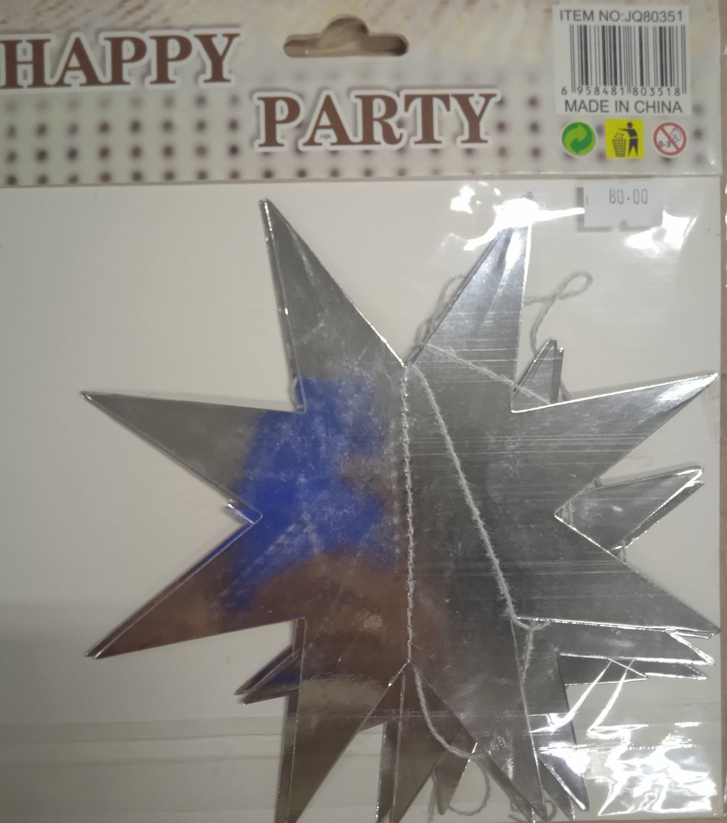 Décor Star Drop Metallic