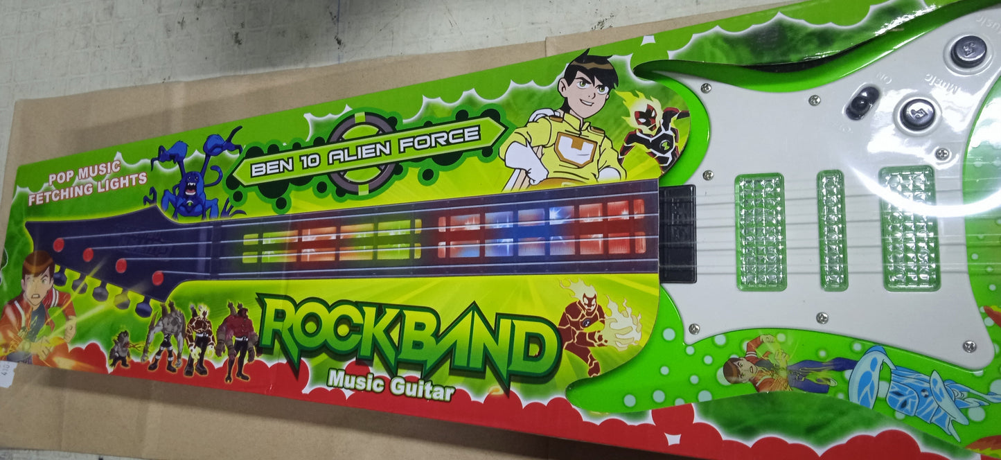 Musical Toy Rock Band Guitar Ben 10