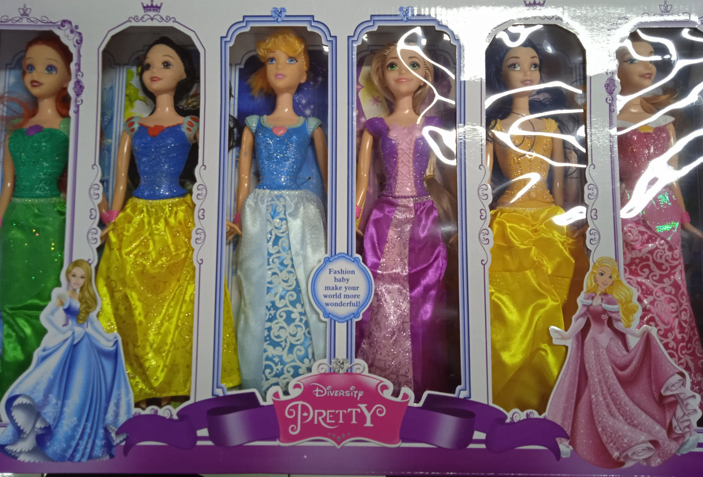 Doll Disney Princess (6in1) set