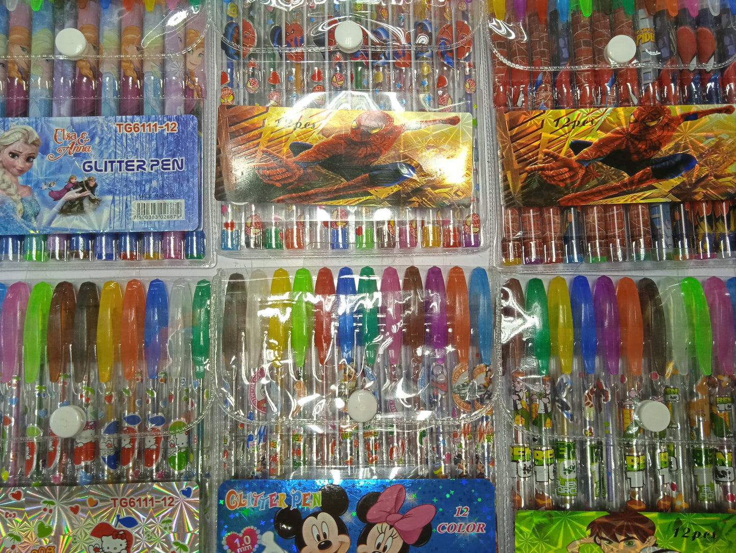 Pen Glitter with Different Character