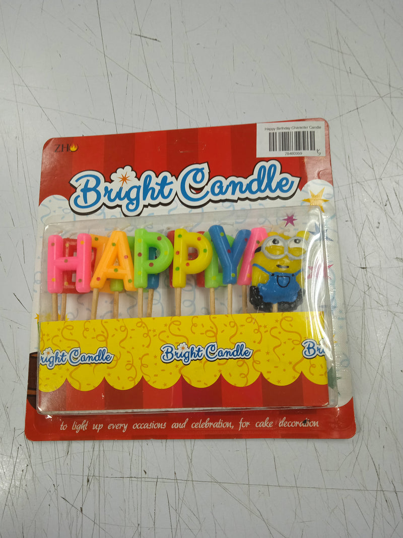 Candle Happy Birthday Character