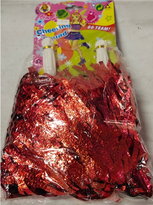 Cheer Pompoms Red