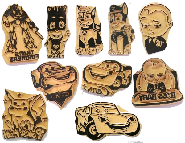 Rubber Stamp for Boys Group 2 (Per Pc)