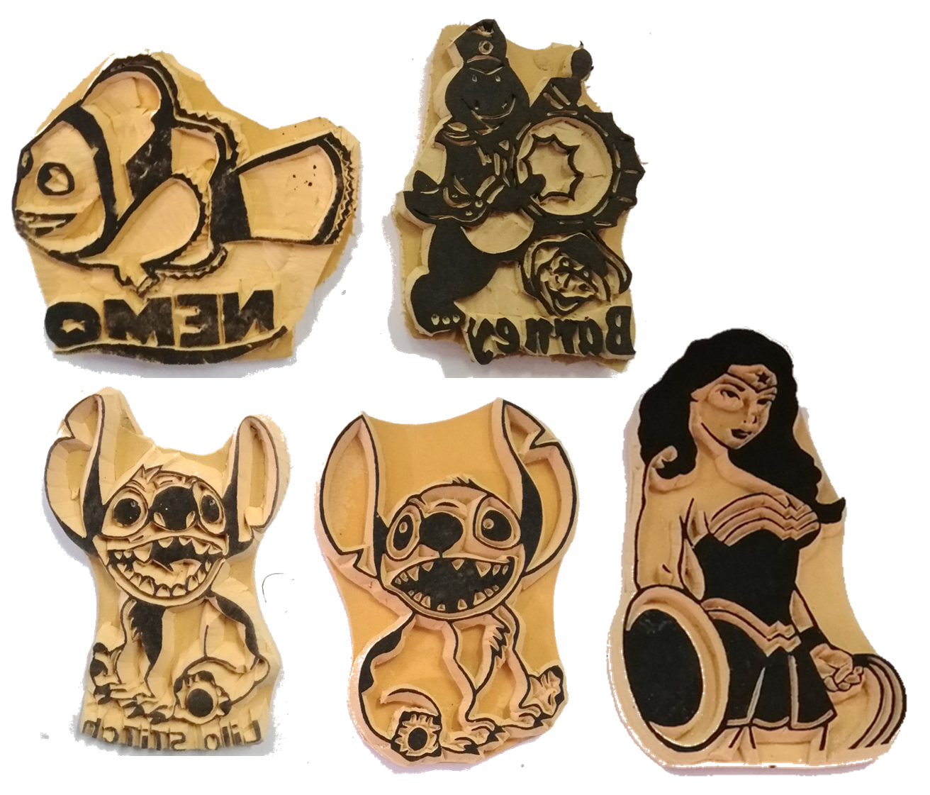 Rubber Stamp for Girls Group 6 (Per Pc)