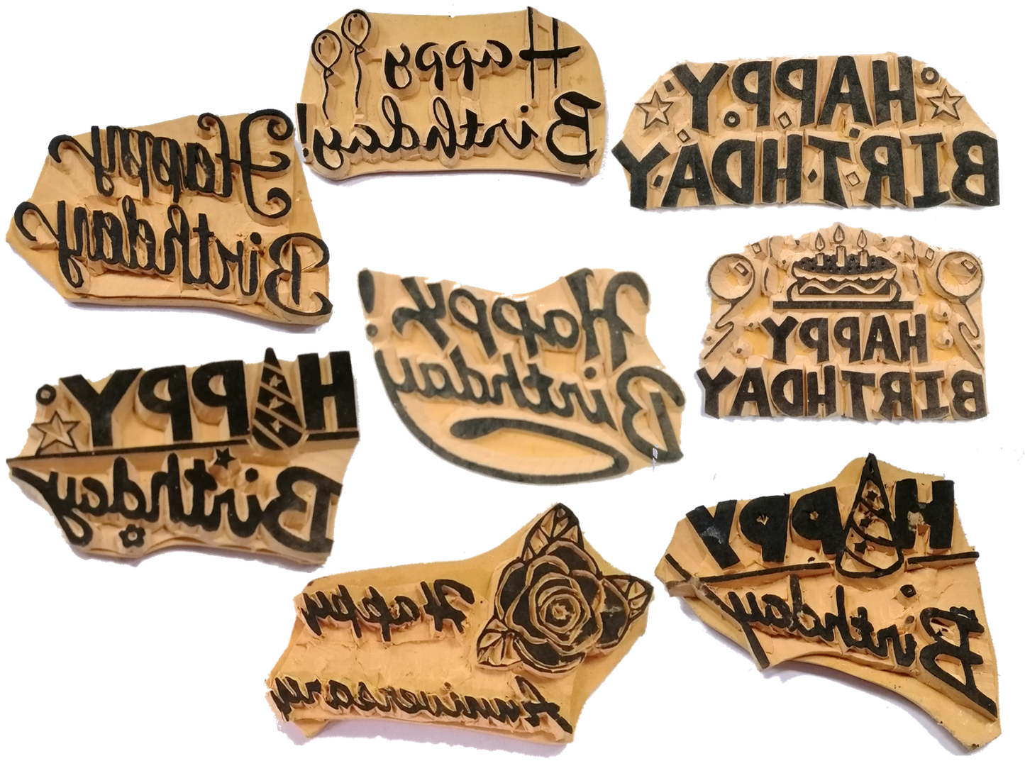 Rubber Stamp Birthday Generic