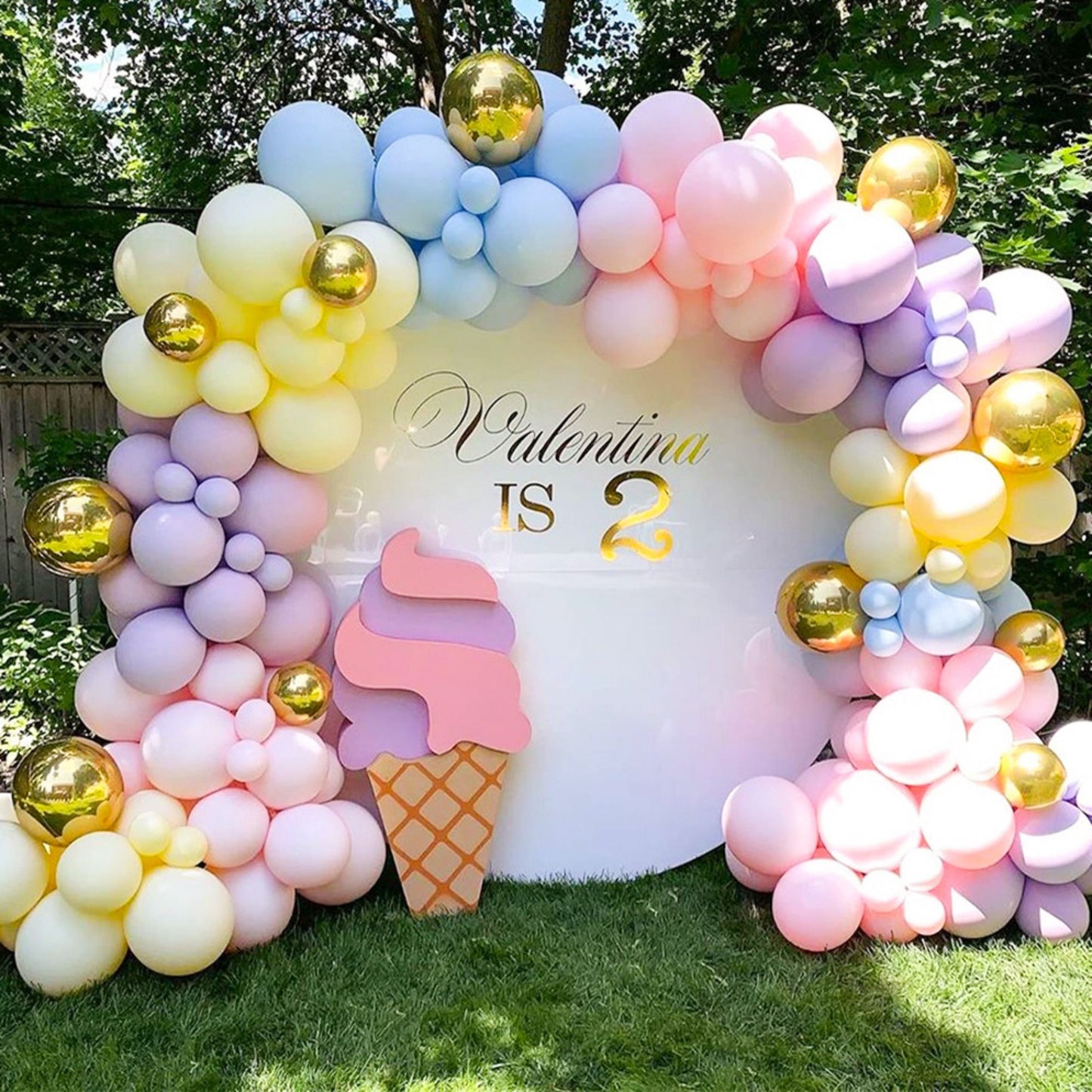 Balloon Arch Set Pastel