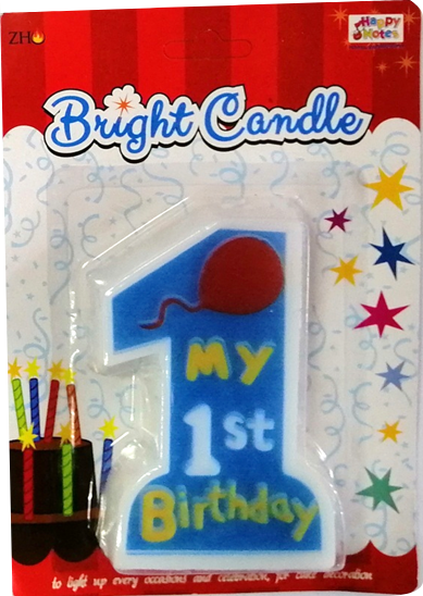 Candle My 1st Birthday