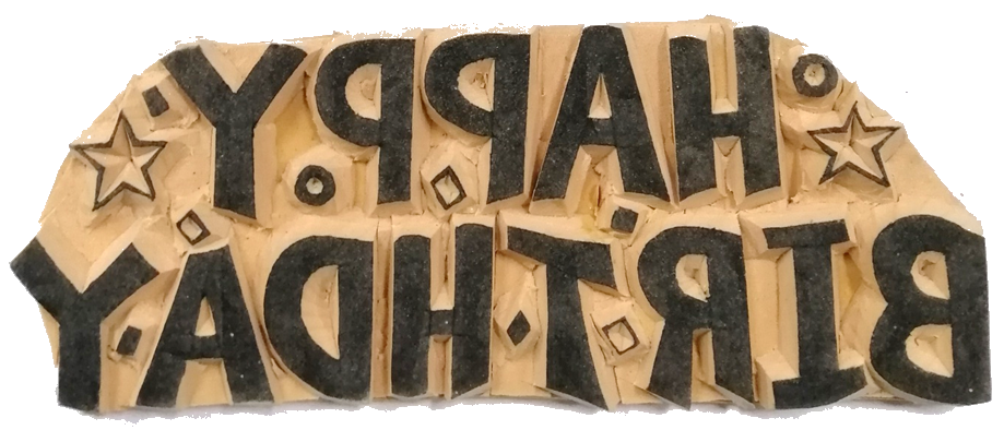 Rubber Stamp Birthday Generic
