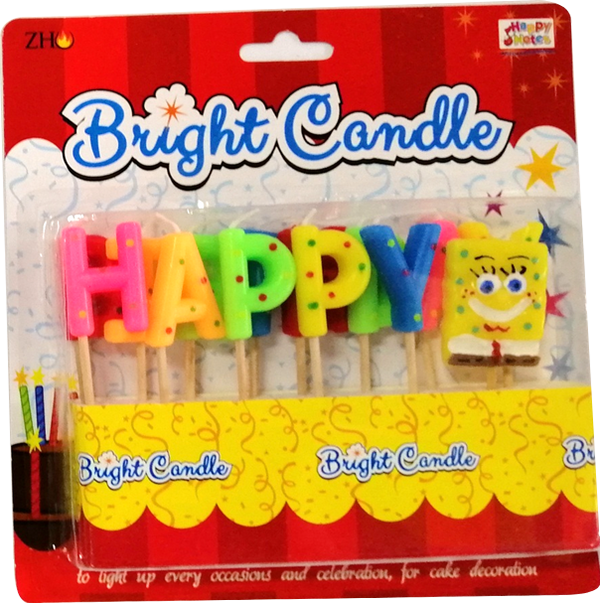 Candle Happy Birthday Character